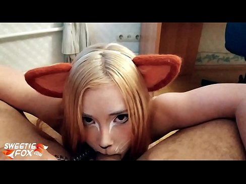 ❤️ Кицунэ заглотить хуй и сперма в рот ❤❌ Секс у нас ❌